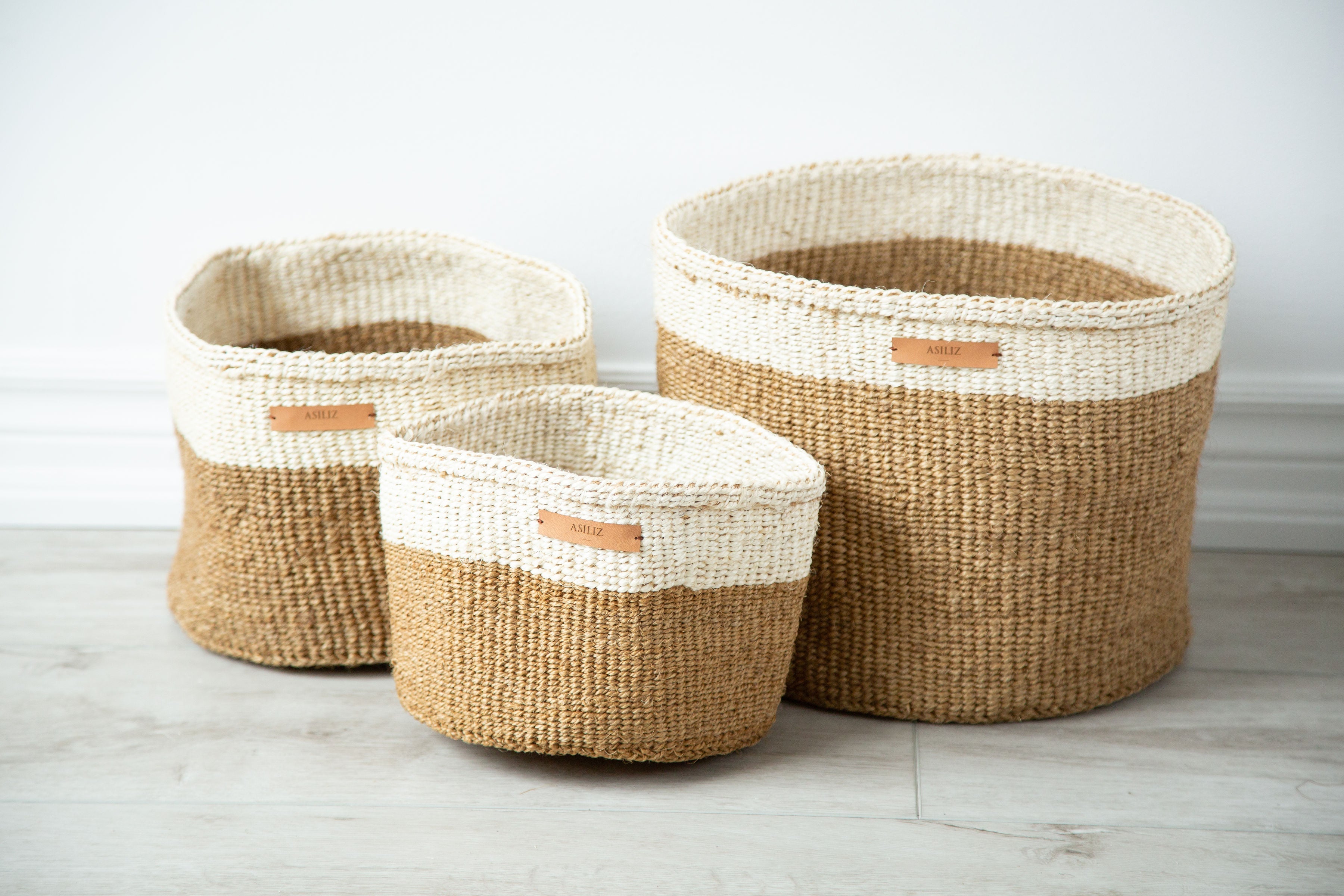 Sisal Baskets no handles